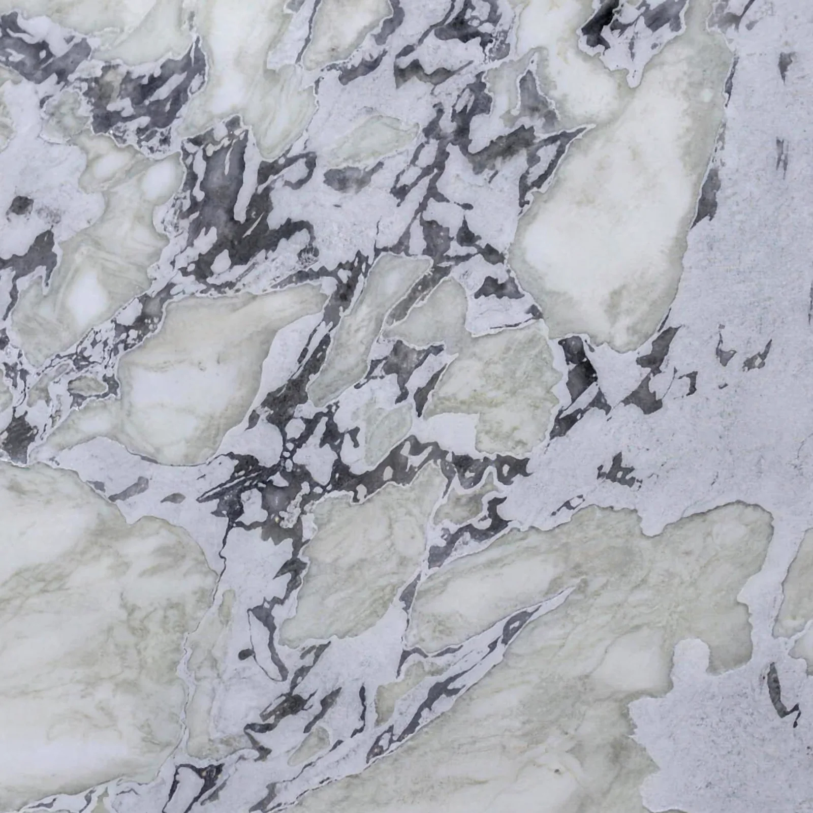 Dover White quartzite slab