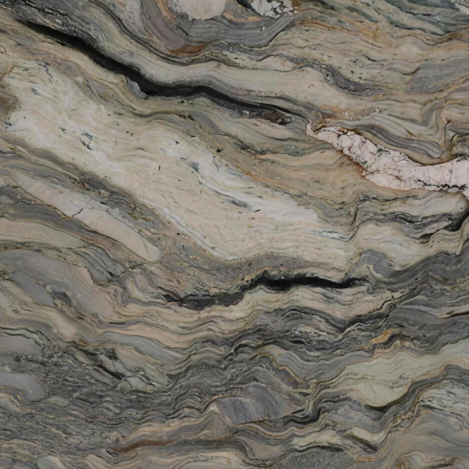 Fusion Blue Leather quartzite slab