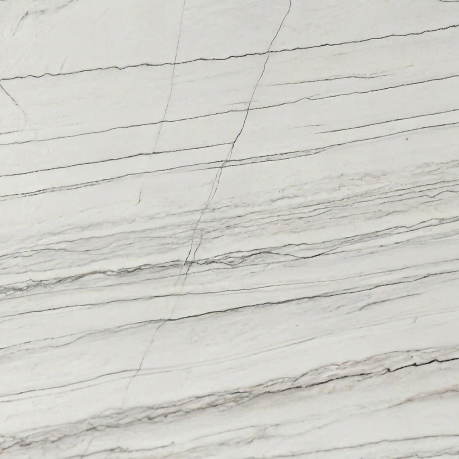 White Macaubas quartzite slab