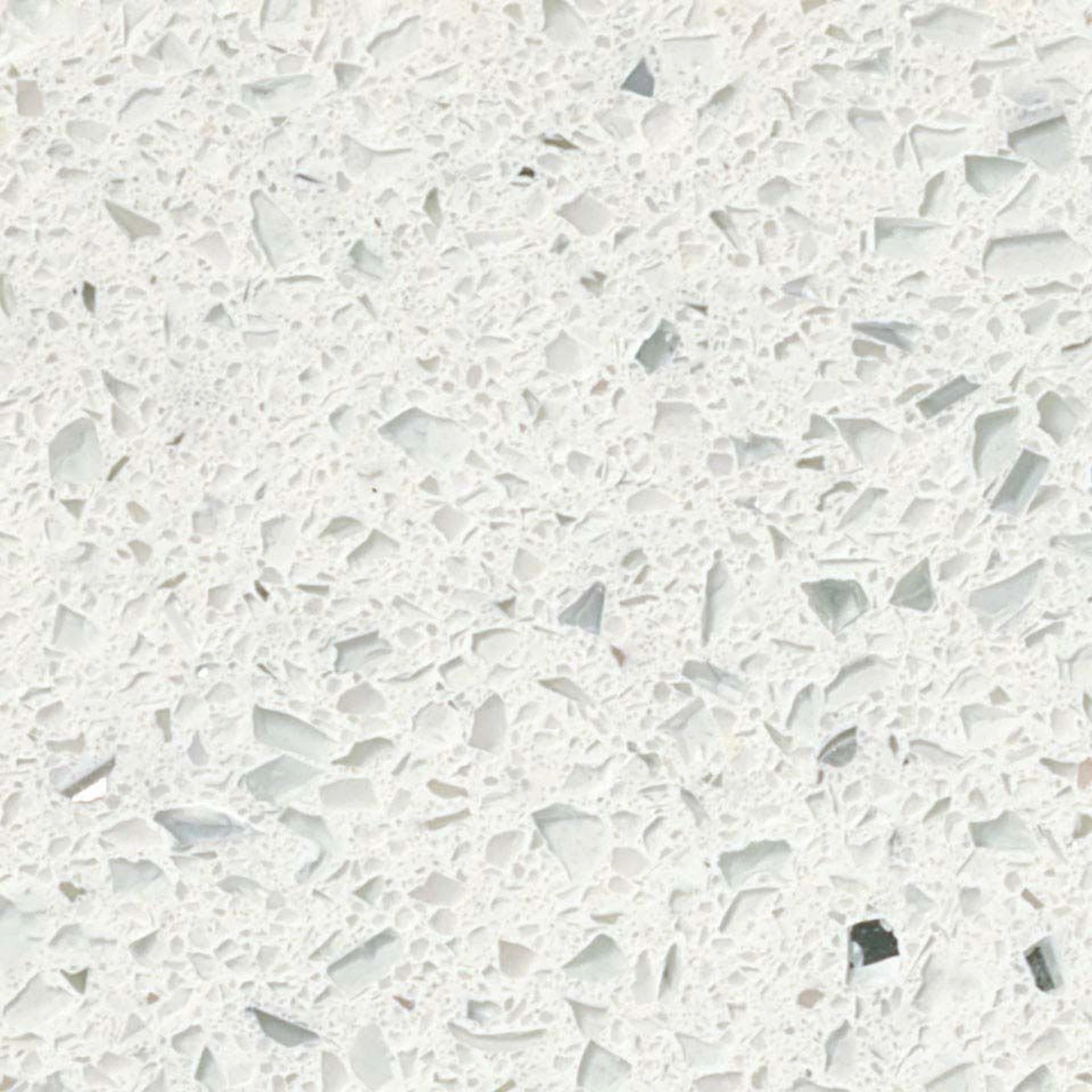 White Mirror quartz slab
